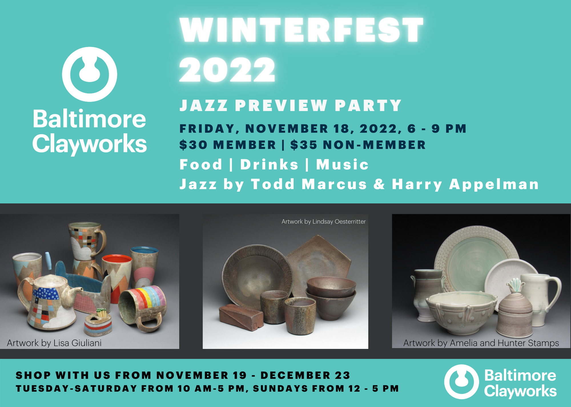 Harry Appelman Winterfest 2022 & Jazz Preview Party this Friday. Get Your Tickets and ...